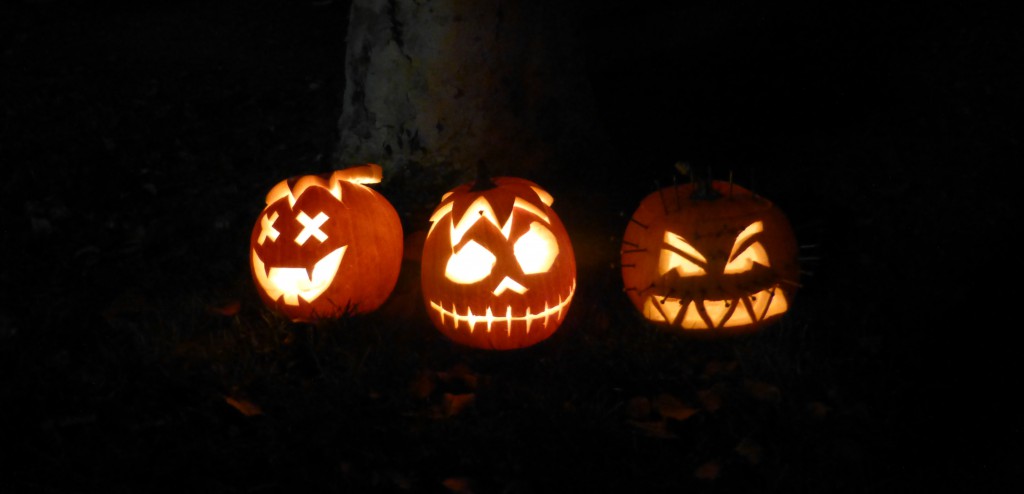 Het was vrijdagavond Halloween op de Herven.